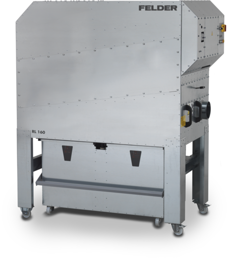 dust extractors - extraction units rl 160 - o 160 mm felder wood panel plastic