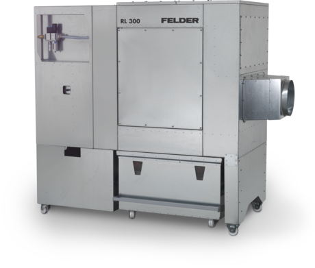 dust extractors - extraction units rl 300 - o 300 mm felder wood panel plastic