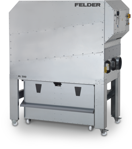 dust extractors - extraction units rl 200 - o 200 mm felder wood panel plastic