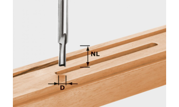 Nutfräser HW S8 D3/6