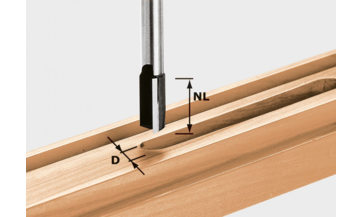 Nutfräser HW S8 D12/20
