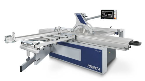 Formatkreissäge kappa590 Frontansicht Format4 Felder Group Holzbearbeitung