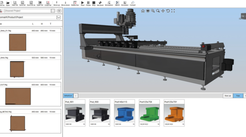  CNC obráběcí centrum f4integrate Format4 Felder Group Obrábění dřeva