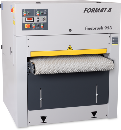 brushing and brush sanding machines finebrush 953 format4 wood panel