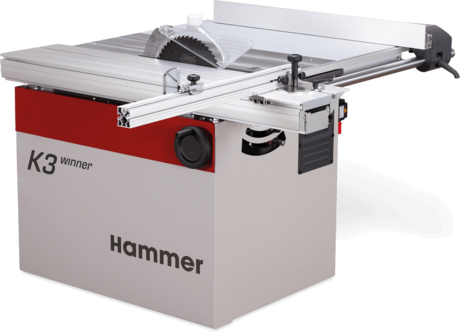 sierras circulares y escuadradoras k3 winner hammer madera panel