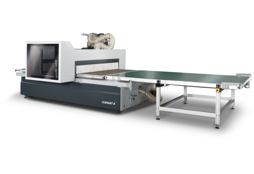 CNC Bearbeitungszentrum profit H80 Format4 Felder Group Holzbearbeitung
