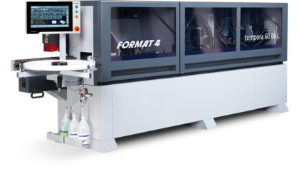 plaqueuse de chant tempora 600 Format4 Felder Group travail du bois 