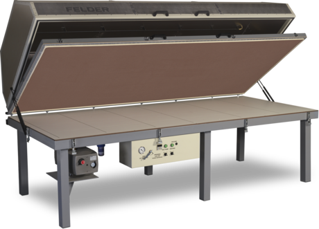 prensas con mesa de calefaccion mvp 300 felder panel