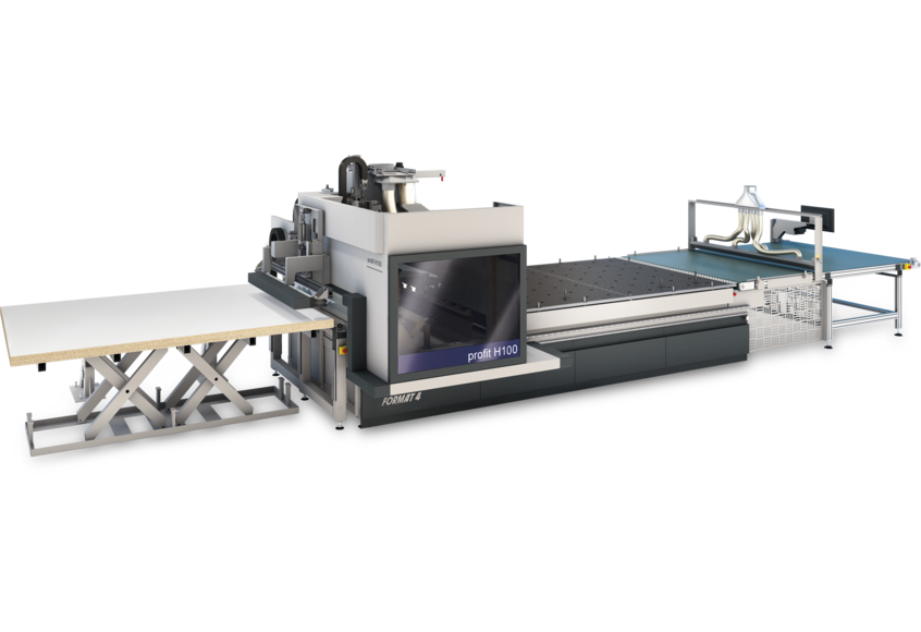 CNC Bearbeitungszentrum profit H100 Format4 Felder Group Holzbearbeitung