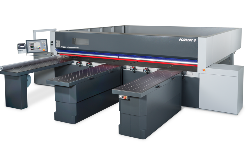 Pressure beam saw /vertical panel saw kappa automatic classic Format4 Felder Group woodworking