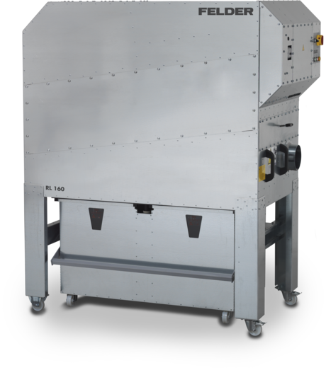 dust extractors - extraction units rl 160 - o 160 mm felder wood panel plastic