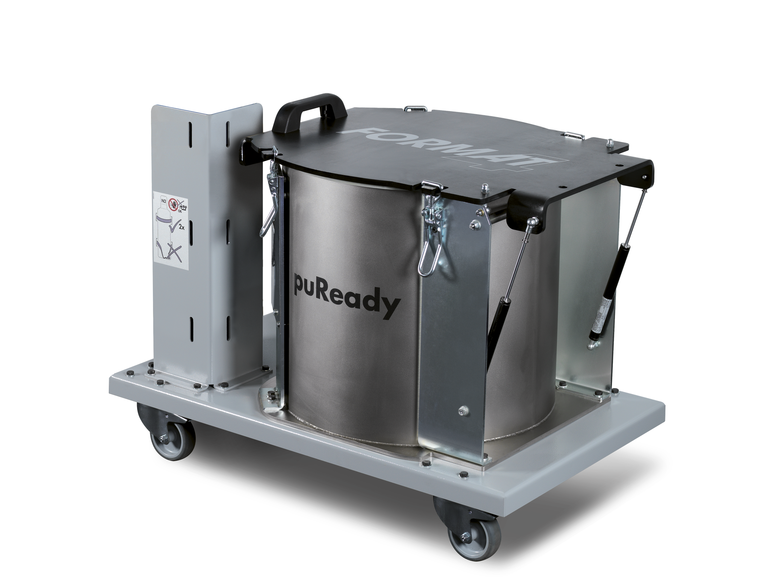 Nitrogen box for glue pots puReady