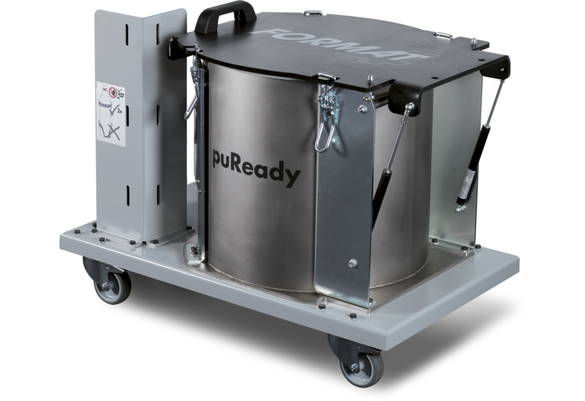 Stikstofbox voor lijmbakken puReady Format4 houtbewerking  