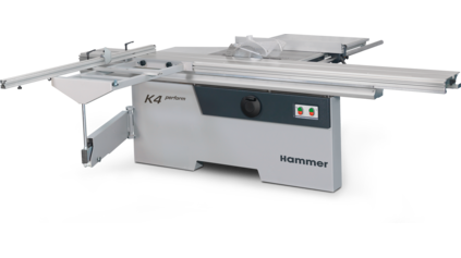 Formatizáló asztal, formatizáló körfűrész K4 perform Hammer Felder Group famegmunkálás