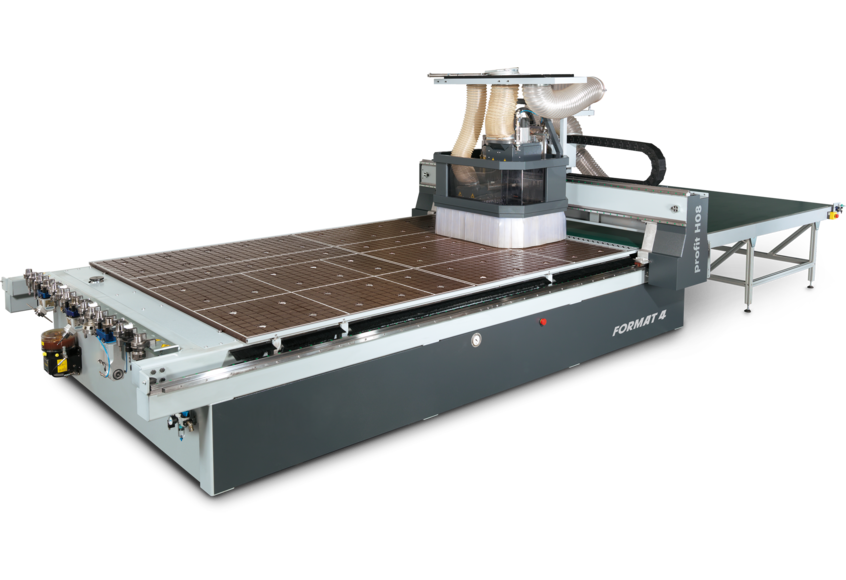 CNC Bearbeitungszentrum profit H08 Format4 Felder Group Holzbearbeitung