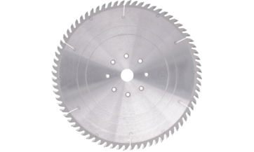 Lame de scie pour coupe à format avec support pour broche