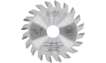 Lame de scie circulaire avec support de tête de perçage