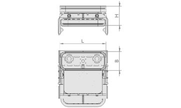 Vakuumsauger Bauhöhe 85 mm