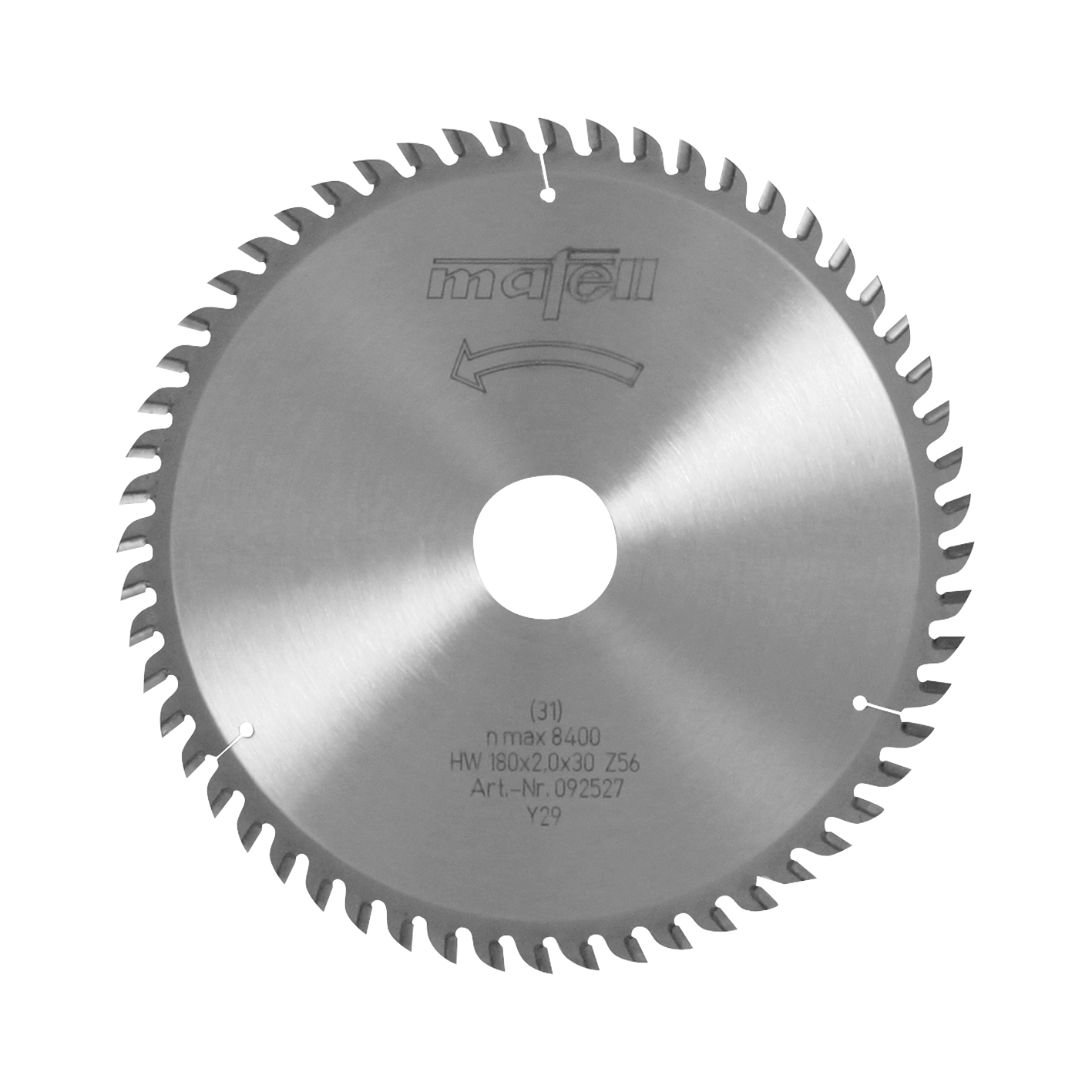 Žagin list HW Ø 180 mm