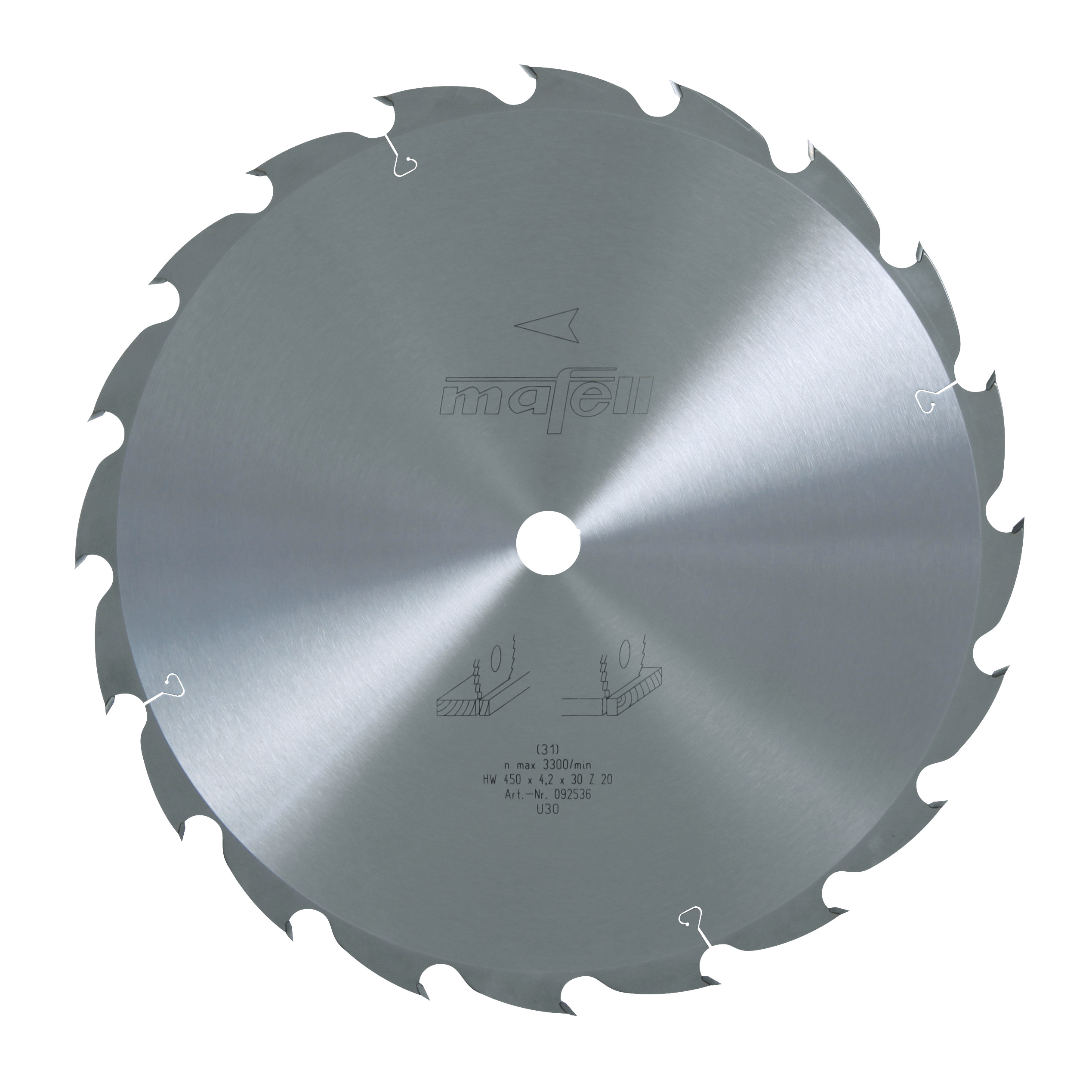 Žagin list HM Ø 450 mm