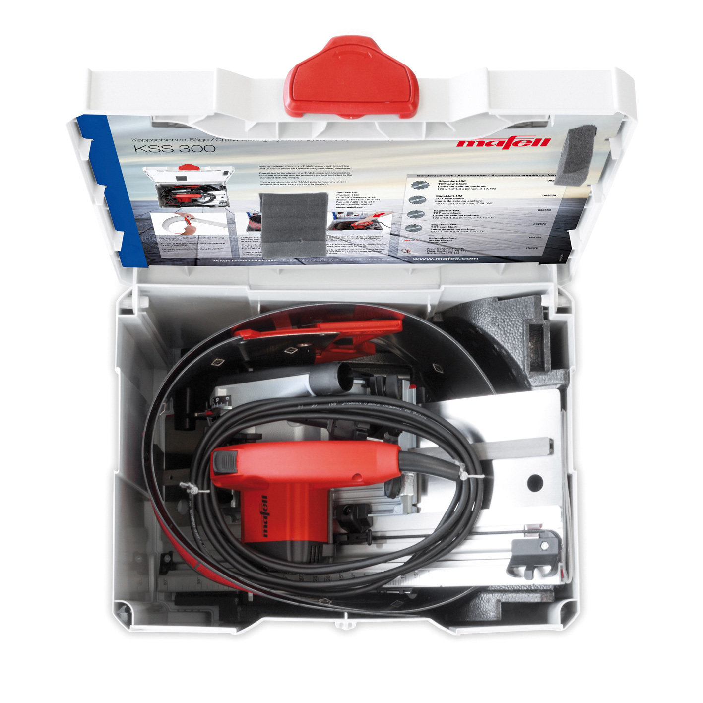 Žaga z rezalno tirnico KSS 300 MaxiMAX v T-MAX
