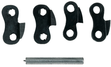 Eslabones y remaches de recambio paso