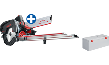 SET: Akku-Kappschienen-Säge KSS 60 18 M bl