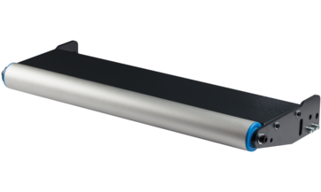 Workpiece roller on the infeed