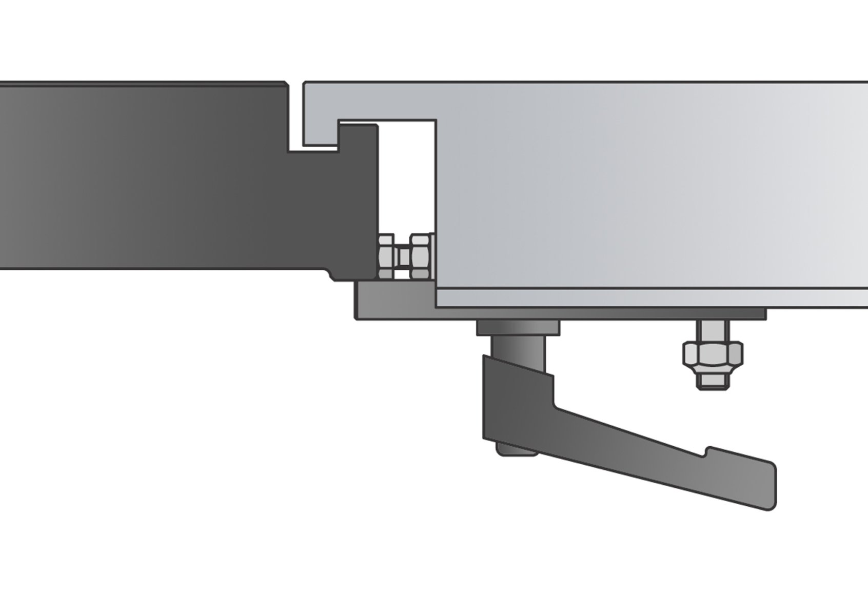Comfort Table and Sliding Bridge for Rip Fence for Felder BF 741 and CF ...