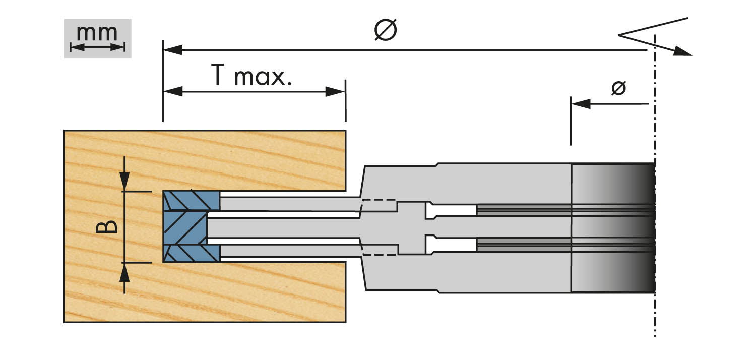 Dopolnilni rezkar HW | Ø 160 mm