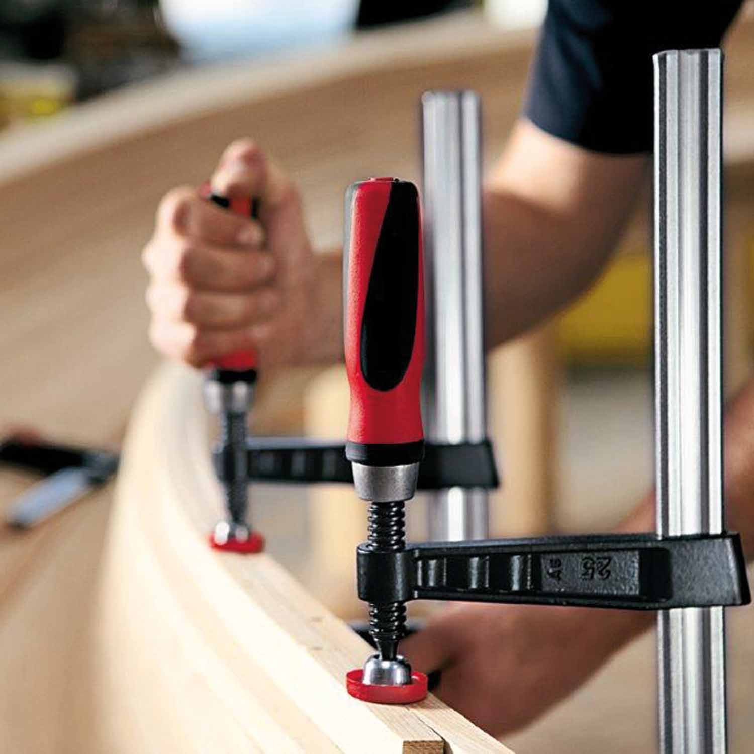 BESSEY® vijačna spona z 2-K ročajem