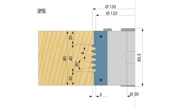 Profielmes Softline 04.3.1231