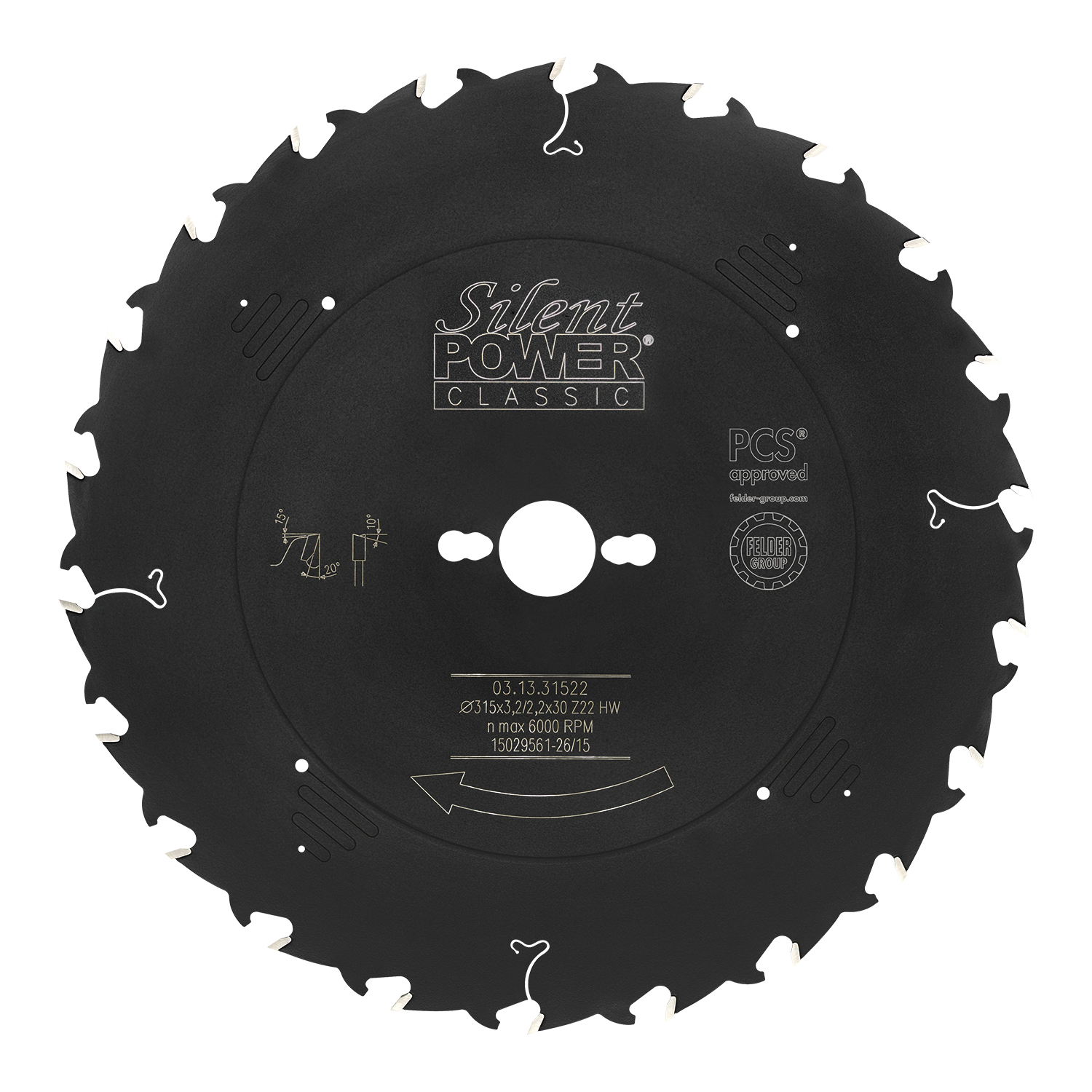 KOMPLET: Krožni žagini listi Silent-Power® Classic
