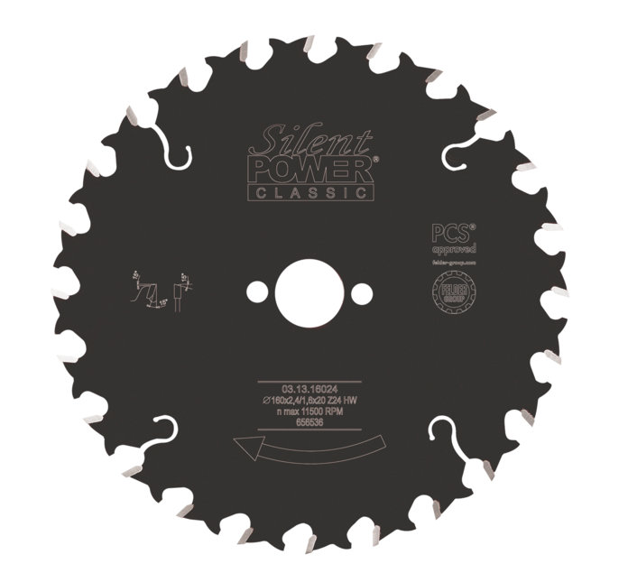 KOMPLET: HW univerzalni žagin list Silent-Power® Classic