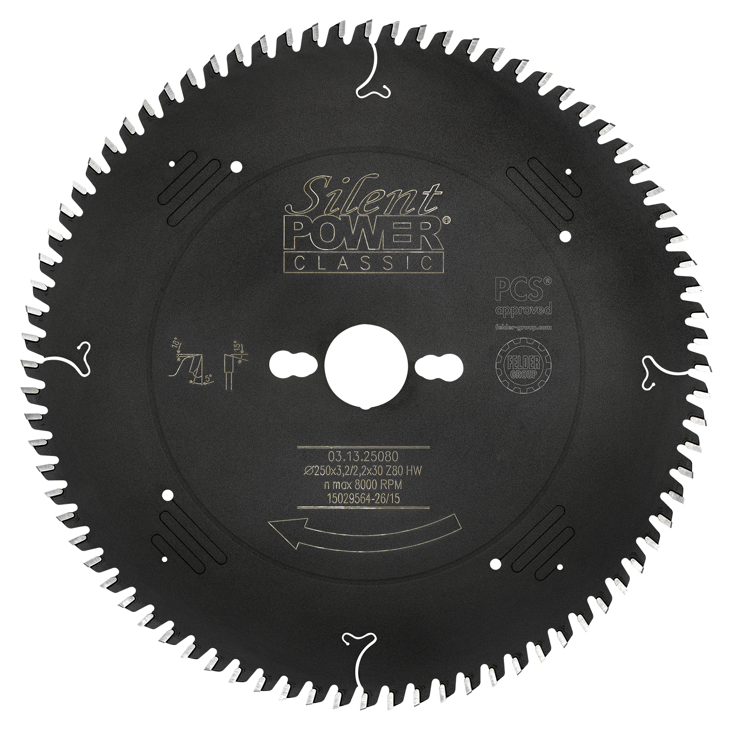 KOMPLET: Silent Power® Classic | kombinirani žagin list