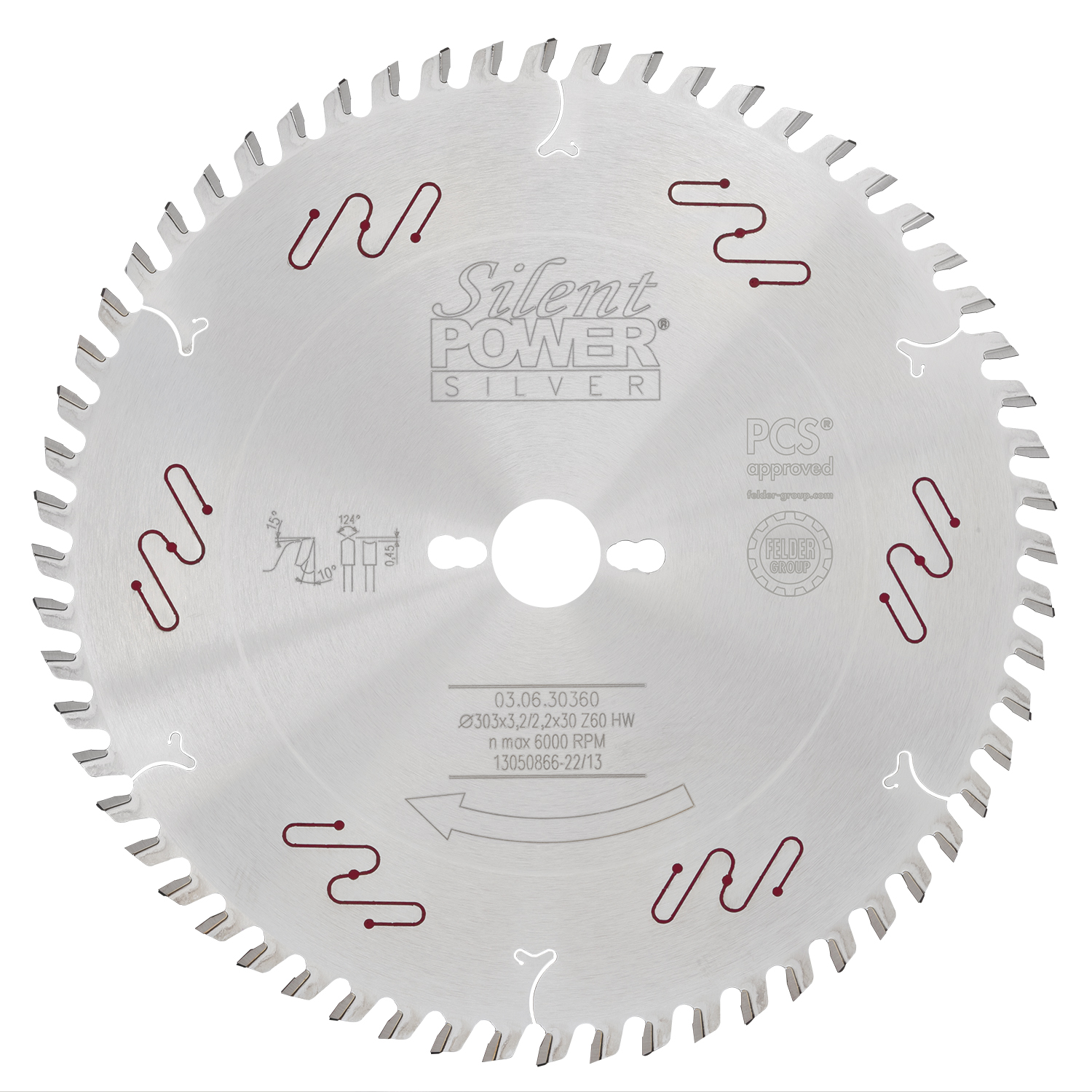 KOMPLET: Žagini listi Silent-Power® Silver