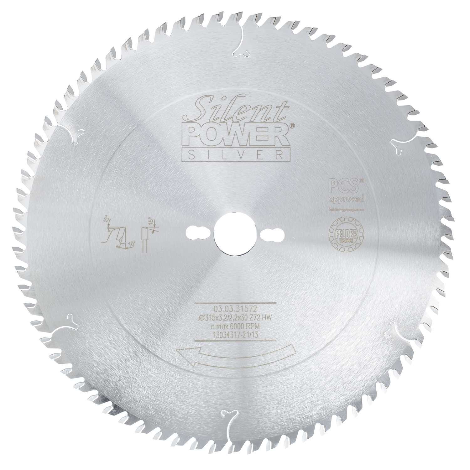 KOMPLET: Silent-Power® Silver | žagin list za grobi rez Silent Power