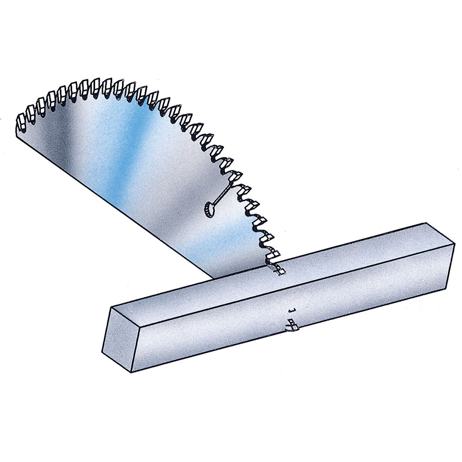 Žagin list HW za aluminij Silent Power® Silver