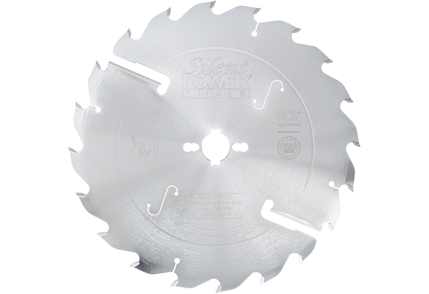 HW professional longitudinal cut saw blade Silent-Power® Silver Ø 315 ...